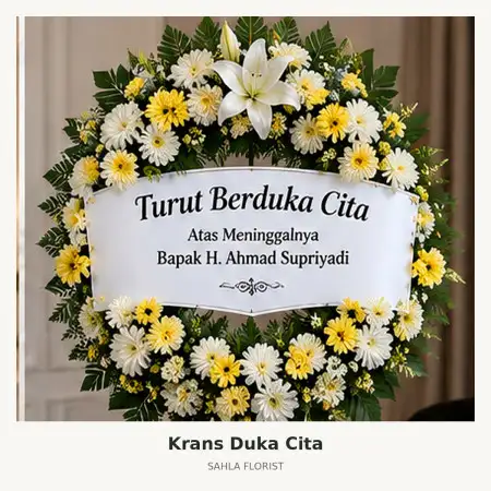 Krans Bunga Duka Bima